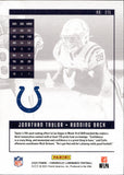 2020 Jonathan Taylor Panini Chronicles LUMINANCE PURPLE FOIL ROOKIE 16/49 RC #215 Indianapolis Colts