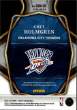 2022-23 Chet Holmgren Panini Select HOLO SILVER DRAFT SELECTIONS ROOKIE JERSEY RELIC RC #DSM-CH Oklahoma City Thunder