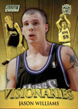 1999-00 Jason Williams Topps Stadium Club Chrome VISIONARIES REFRACTOR #V3 Sacramento Kings 1
