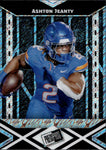 2024 Ashton Jeanty Leaf Press Pass AQUA SHIMMER PROMO ROOKIE RC #PPB-1 Las Vegas Raiders