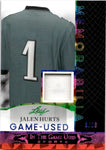 2024 Jalen Hurts Leaf In the Game Used GAME-USED MEMORABILIA JERSEY RAINBOW 8/60 #GUM-22 Philadelphia Eagles