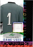 2024 Jalen Hurts Leaf In the Game Used GAME-USED MEMORABILIA JERSEY RAINBOW 8/60 #GUM-22 Philadelphia Eagles