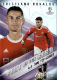 2021-22 Cristiano Ronaldo Topps UEFA Champions League #BB-04 BEST OF THE BEST MANCHESTER UNITED