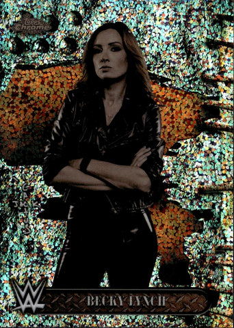 2025 Becky Lynch Topps Chrome x Cactus Jack SPECKLE REFRACTOR 198/299 #59 Monday Night Raw