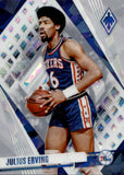 2023-24 Julius Erving Panini Phoenix WHITE ICE 065/125 Philadelphia 76ers HOF