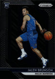 2018-19 Jalen Brunson Panini Prizm ROOKIE RC #250 Dallas Mavericks 3