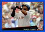 2009 David Ortiz Topps Chrome BLUE REFRACTOR 118/199 #16 Boston Red Sox HOF