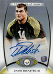 2012 David DeCastro Topps Platinum ROOKIE RC AUTO AUTOGRAPH #160 Pittsburgh Steelers