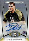 2012 David DeCastro Topps Platinum ROOKIE RC AUTO AUTOGRAPH #160 Pittsburgh Steelers