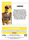 2022 Kyle Busch Panini Chronicles SWATCHES RELIC M&M'S #CS-KY