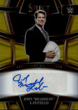 2023 John "Bradshaw" Layfield Panini Select WWE GOLD LEGENDARY SIGNATURES AUTO 03/10 AUTOGRAPH #LS-JBL WWE Legend