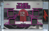 2024 Tom Brady Leaf Ultimate PINK FOIL THE IMMORTALS QUAD JERSEY 5/6 RELIC #I-23 Tampa Bay Buccaneers