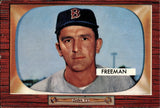 1955 Herschel Freeman Bowman ROOKIE RC #290 Boston Red Sox BV $20