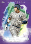 2019 Aaron Judge Topps Inception PURPLE 012/150 #81 New York Yankees