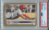 2022 Juan Yepez Topps Series 2 GOLD ROOKIE 1284/2022 RC PSA 10 #506 St. Louis Cardinals 1091