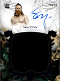 2025 Sami Zayn Topps Royalty WWE PURPLE FOIL JUMBO SHIRT AUTO 19/50 AUTOGRAPH RELIC #RYA-SZA Friday Night Smackdown