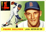 1955 Frank Sullivan Topps ROOKIE RC #106 Boston Red Sox BV $40