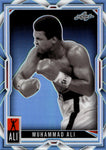 2024 Muhammad Ali Leaf Legacy Collection PRISMATIC PLATINUM BLUE 3/8 #40 Boxing Great