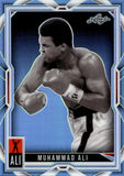 2024 Muhammad Ali Leaf Legacy Collection PRISMATIC PLATINUM BLUE 3/8 #40 Boxing Great