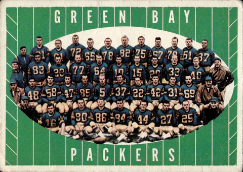 1961 Green Bay Packers Topps Team Card #47