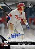 2021 Bryson Stott Bowman Platinum AUTO AUTOGRAPH #TOP-16 Philadelphia Phillies