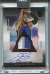 2024 Jalen Brunson Topps 3 Basketball PATCH AUTO 20/20 AUTOGRAPH RELIC #RP-JB New York Knicks