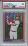2021 Dylan Carlson Bowman Chrome ROOKIE 1991 BOWMAN PSA 9 #DC St. Louis Cardinals 1804