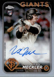 2024 Wade Meckler Topps Chrome ROOKIE REFRACTOR AUTO 374/499 AUTOGRAPH RC #RA-WM San Francisco Giants