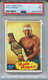 1985 Hulk Hogan Topps WWF ROOKIE RC PSA 7 #1 WWE HOF 4096