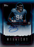 2024 Maason Smith Topps Midnight STROKE OF MIDNIGHT ROOKIE AUTO AUTOGRAPH RC #SMA-MAS Jacksonville Jaguars