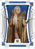 2023 Charlotte Flair Panini Chronicles WWE NATIONAL TREASURES HOLO SILVER 24/25 #NT-26 Friday Night Smackdown