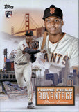 2024 Marco Luciano Topps Series 2 ROOKIE HOME FIELD ADVANTAGE RC #HFA-16 San Francisco Giants 2