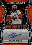 2024-25 Bobby Portis Panini Obsidian MAGMATIC AUTO 098/149 AUTOGRAPH #MS-BOB Milwaukee Bucks