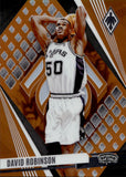 2023-24 David Robinson Panini Phoenix ORANGE 82/99 #160 San Antonio Spurs HOF