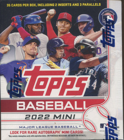 2022 Topps Mini Baseball Hobby, Box