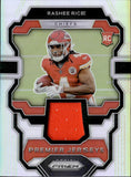 2023 Rashee Rice Panini Prizm PREMIER ROOKIE JERSEY RELIC #PJ-RR Kansas City Chiefs