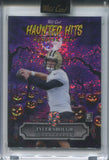 2025 Tyler Shough Wild Card Haunted Hits Monster Hunt PURPLE SPARKLE ROOKIE 1/3 RC #HHP-TS New Orleans Saints