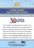 2025 Gabby Gabby Topps Toy Story 30 Years ORANGE REFRACTOR 16/25 #91