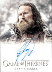 2022 Dean S. Jagger as Smalljohn Rittenhouse Game of Thrones The Complete Series 2 FULL BLEED AUTO AUTOGRAPH #_DEJA 1