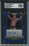 2024 Goldberg Panini Prizm WWE Blue LEGENDARY SIGNATURES AUTO 02/49 AUTOGRAPH SGC 10 #LS-GBG WWE Legend