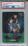 2024 Triple H Panini Prizm WWE GREEN PULSAR PRIZMATIC ENTRANCES 16/25 PSA 9 #13 WWE Legend 5333