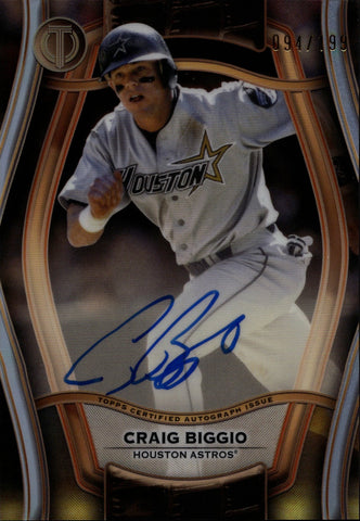 2025 Craig Biggio Topps Tribute PILLARS OF THE GAME AUTO 094/199 AUTOGRAPH #PTGA-CB Houston Astros