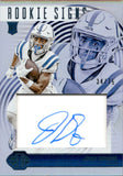 2023 Josh Downs Panini Illusions BLUE ROOKIE SIGNS AUTO 34/75 AUTOGRAPH #RS-JDO Indianapolis Colts