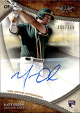 2017 Matt Olson Topps Tier One ROOKIE AUTO 295/300 AUTOGRAPH #BDA-MO Oakland A's