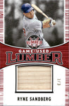 2024 Ryne Sandberg Leaf Lumer GAME-USED BAT 3/3 RELIC #GUL-89 Chicago Cubs HOF