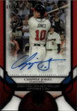 2017 Chipper Jones Topps Tribute RED WALK OFF AUTO 05/10 AUTOGRAPH #WOA-CJ Atlanta Braves HOF