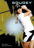 2021 Paige Spiranac Upper Deck Goodwin Champions GOUDEY PLATINUM BLACK GOLD 221/249 #G12 Golfer