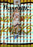 2025-26 Tyler Kolek Topps Finest GOLD GEOMETRIC REFRACTOR BASELINE AUTO 22/50 AUTOGRAPH #BA-TK New York Knicks