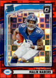 2024 Malik Nabers Donruss Optic RED PANDORA PREVIEW RATED ROOKIE RC #383 New York Giants