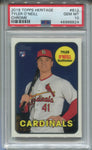 2018 Tyler O'Neill Topps Heritage CHROME ROOKIE 943/999 RC PSA 10 #612 St. Louis Cardinals 8824